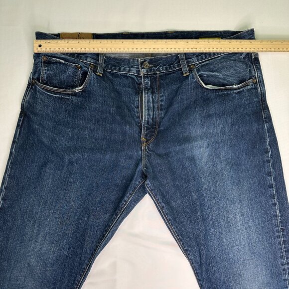 GAP 1969 Men's Jeans 40Wx32L Low Rise Straight Fit Blue Denim - Picture 8 of 10